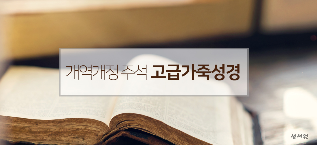 개역개정 주석성경 | 고급가죽성경